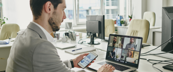 Virtual meeting improving client retention