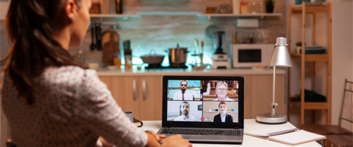 Remote working Video conference